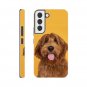 Sweet Puff New Lovely Orange Doggie Hard Case for Galaxy S22