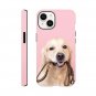 Sweet Puff New Lovely Cute Golden Retriever Hard Case for iPhone 14