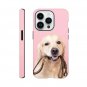 Sweet Puff New Lovely Cute Golden Retriever Hard Case for iPhone 14 Pro