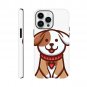 Sweet Puff New Lovely Cute Brown Doggie Hard Case for iPhone 14 Pro Max