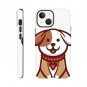 Sweet Puff New Lovely Cute Brown Doggie Hard Case for iPhone 13 Mini