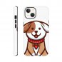Sweet Puff New Lovely Cute Brown Doggie Hard Case for iPhone 13