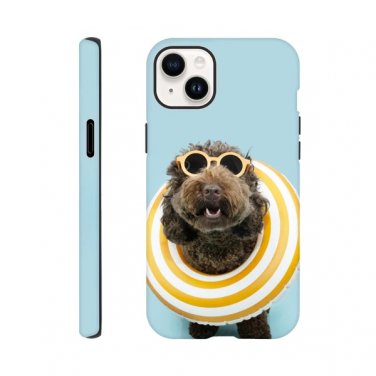 Sweet Puff New Lovely Cute Blue Doggie Hard Case for Apple iPhone 14 Plus