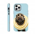 Sweet Puff New Lovely Cute Blue Doggie Hard Case for Apple iPhone 12 Pro
