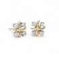 Crystal Cross Ear Studs