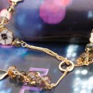 Fashionable Water-drop Shaped Pendant Pearls Embellished Necklace