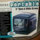 Black & white portable TV