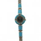 Sterling Silver With turquoise and marcasite Women's watch