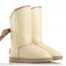 MOOVBOOTS MID CALF LACE UP DESERT NOMAD SHEARLING  BOOTS SIZE 8 NIB  $330+