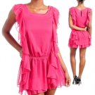 Ladies Dress (Fushia)