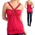 Ladies Top (Burgandy)