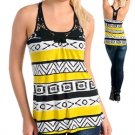 Ladies Top (Yellow & Black)