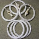 3 BLOOM & 3 GROW  FLUORESCENT LIGHT BULBS w 3 BALLASTS