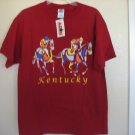 Kentucky Tee Shirt Souvenir T-Shirt Horses
