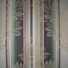 Drapes Curtains Tan Green Burgandy