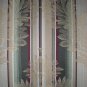 Drapes Curtains Tan Green Burgandy