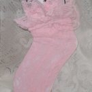 Sheer Lace Anklet Socks Pink Leg Avenue