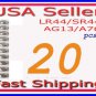 20 AG13 LR44 76A SR44 G13 357 A76 Alkaline battery New!