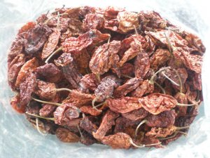 (100) Bhut Jolokia Ghost Pepper Smoked Pods  ~Free S&H~