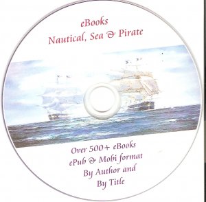 Nautical SEA Pirate eBooks for Kindle, Sony Readers