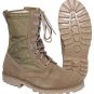 Combat Boots made from Leather/Cordura Desert Tan UK 8