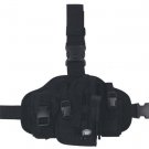Tactical Thigh Rig Holster. Colour Black