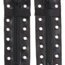 Boots Zipper- Combat Boots Speed Zipper  8-Hole Black