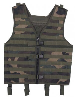 Tactical Vest MOLLE Light Modular Tactical VestWoodland