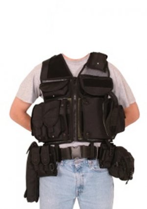 Tactical Vest. Strike Force 1 Tactical Vest. Black