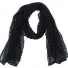 Net Scarf. Army Net Scarf. Huge Length 190 x 90cm Black