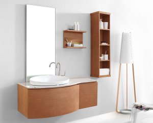 Virtu USA 48" Isabelle - Chestnut - Single Sink Bathroom Vanity Set