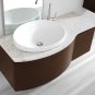 Virtu USA 48" Isabelle - Walnut - Single Sink Bathroom Vanity Set