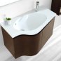 Virtu USA 36" Roselle - Walnut - Single Sink Bathroom Vanity Set