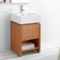 Virtu USA 20" Curtice - Chestnut - Single Sink Bathroom Vanity Set