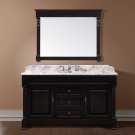 Virtu USA 60" Huntshire -Dark Walnut - Single Sink Bathroom Vanity