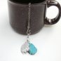 Tea Ball Infuser Strainer Steeper Gemstone Beaded Turquoise with Indian Head