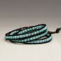 Turquoise Beaded Leather Wrap Bracelet Wraps 3x