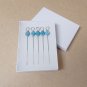 Druzy Agate Beaded Party Food or Martini Picks Set of 5