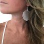 Lightweight White Capiz Oyster Shell Earrings Oceandrop