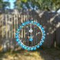Angel Suncatcher Beaded Wire Wrapped Turquoise