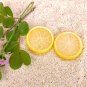 Yellow Juicy Lemon Slice Earrings Lemonade