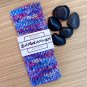 Luxury Ear Warmer Head Band Knitted Variegated Purple Tones Handmade