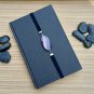 Beautiful Stretchy Elastic  Bookmark Striped Agate Purple Passion