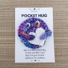 Pocket Hug Heart Token Love Support Toy Handmade Crochet