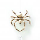 Beautiful Beaded Spider Ornament White Pearls