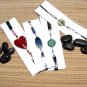 Beautiful Stretchy Elastic Bookmark Beaded Earth-Tone Jasper