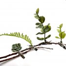 Plant Hair Clips Faux Plants Botanical Kitch- Set of 4
