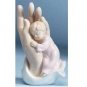Palm of My Hand Ceramic Figurine Girl  44749