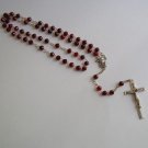 RED/BLACK ROSARY RS141