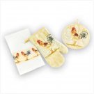 ROOSTER KITCHEN TEXTILE SET